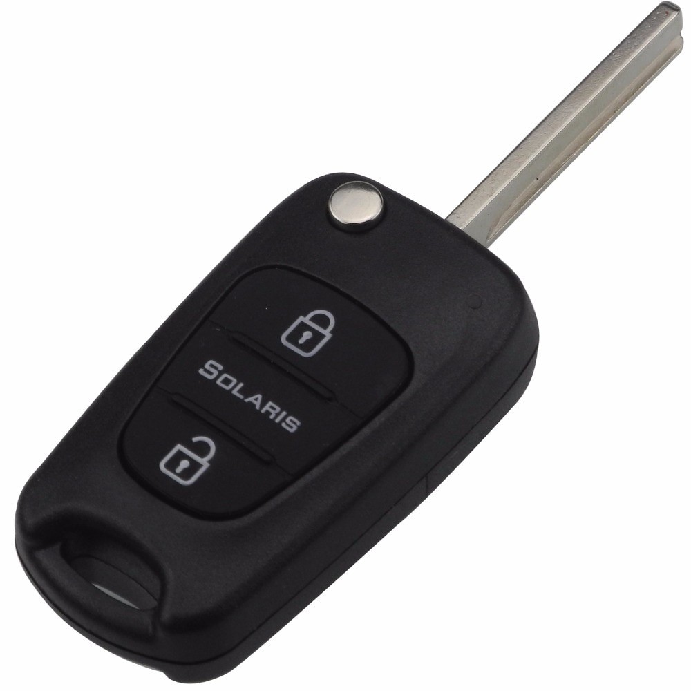 Корпус на Смарт ключ (H008) Hyundai Solaris выкидной, 3 кнопки