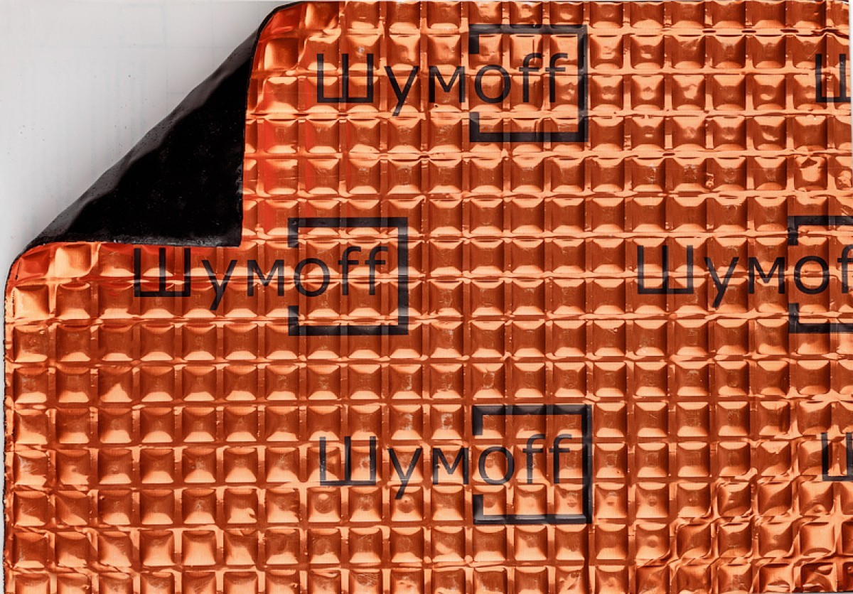 Вибропоглощающий материал Шумофф М3 (3 мм, 0,75х0,54)