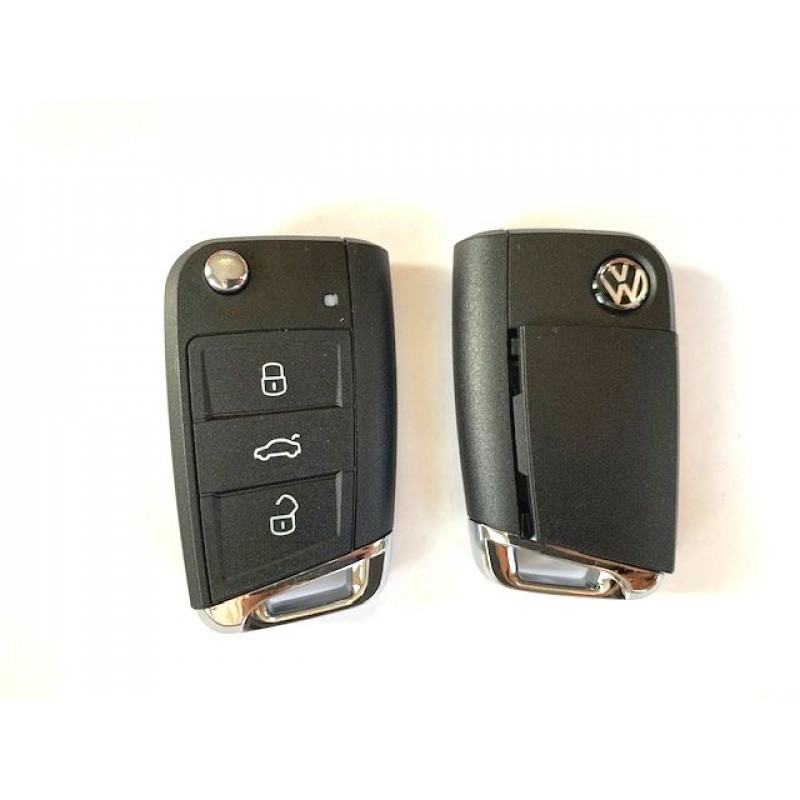 Корпус на Смарт ключ (G7) Volkswagen выкидной, 3 кнопки