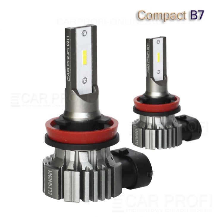 Светодиодные лампы Carprofi СP-B7 Compact (H1, H7, H11, H27, HB3, HB4) 5100K