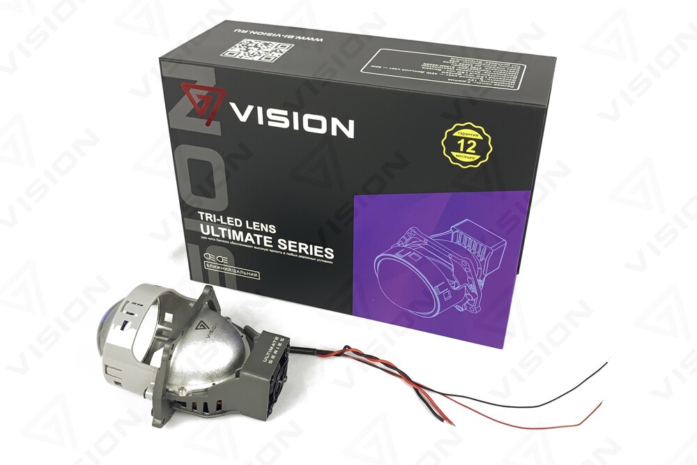 Светодиодная билинза Vision Tri-led Ultimate Series (2 шт.)