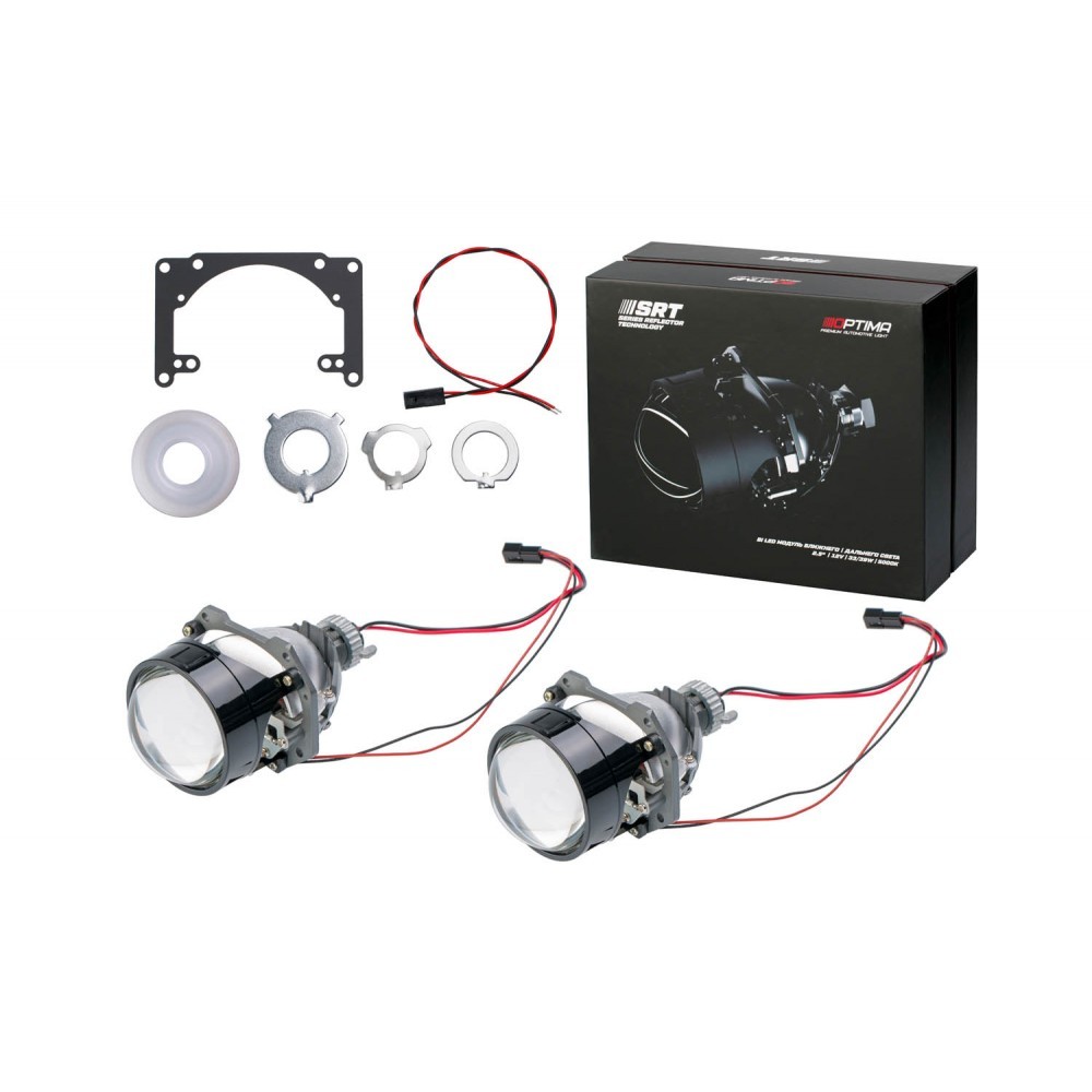 Светодиодная билинза Optima Bi-LED Lens Series Reflector Technology, 2.5", 5000К (2 шт.)