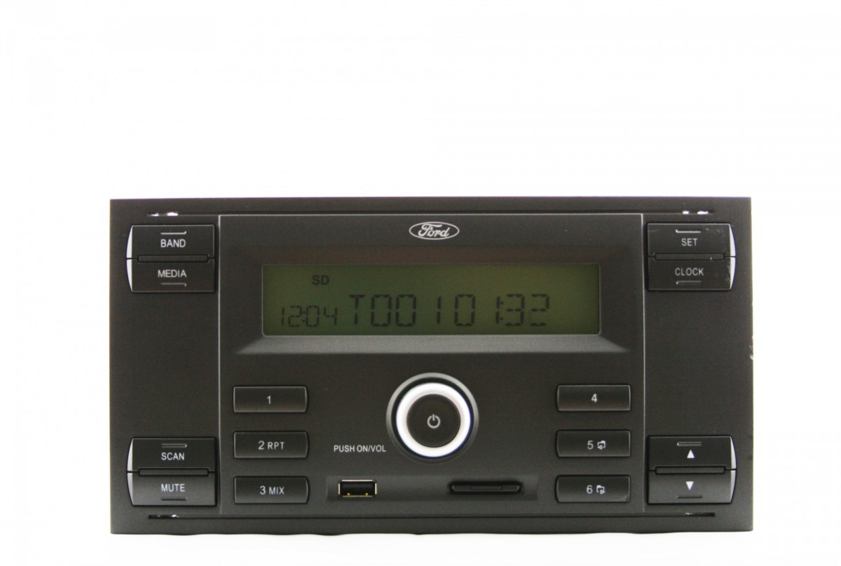 Штатная магнитола 6000CD прямоугольная (USB/SD/FM)