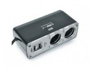 Разветвитель прикуривателя AVS CS219U (на 2 выхода + 2USB) Разветвитель прикуривателя AVS CS219U (на 2 выхода + 2USB)