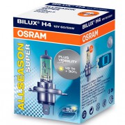 Галогеновая лампа OSRAM H4 +30% ALLSEASON SUPER 12V 60/55W