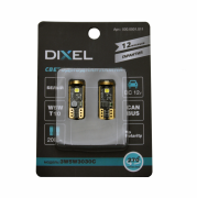 Светодиодная лампа Dixel (W5W) 3 SMD (3030) Can-Bus (с обманкой) (гар-я 1 год, компл. 2 шт) Светодиодная лампа Dixel (W5W) 3 SMD (3030) Can-Bus (с обманкой) (гар-я 1 год, компл. 2 шт)