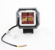 Светодиодная фара Lightway 20W Квадрат + ДХО (ближний свет, ровная СТГ)