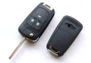 Корпус на Смарт ключ (B6130) Chevrolet выкидной, 3 кнопки Корпус на Смарт ключ (B6130) Chevrolet выкидной, 3 кнопки