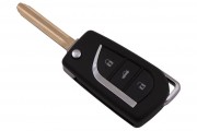Корпус на Смарт ключ (Т0012) Toyota выкидной, 3 кнопки Корпус на Смарт ключ (Т0012) Toyota выкидной, 3 кнопки